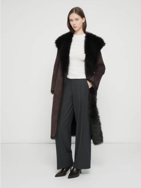 Abercrombie & Fitch Long coat, reversible