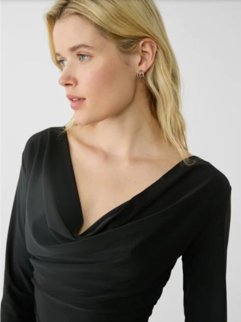 Stradivarius Jersey dress, black