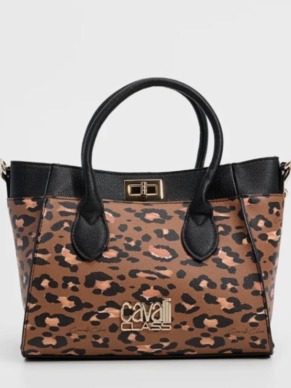 Cavalli Class Daria handbag, animal print