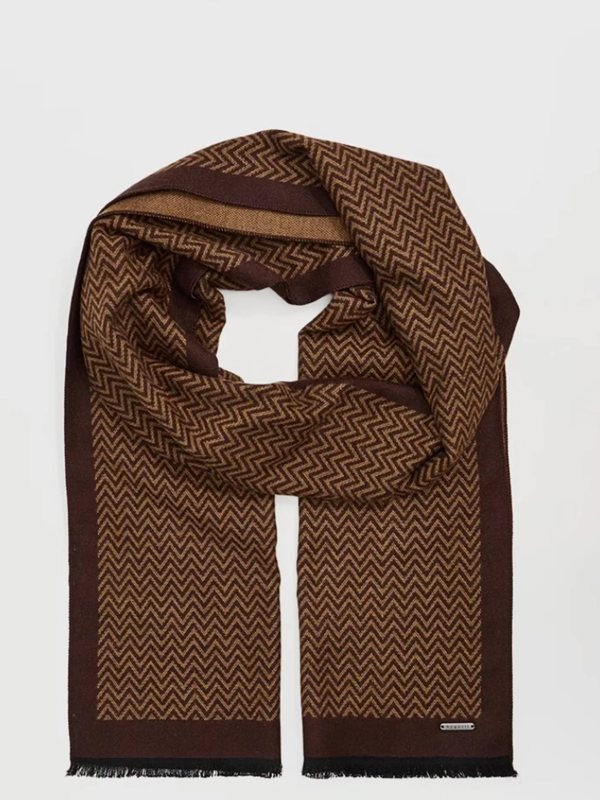 Bugatti Men's scarf, brown