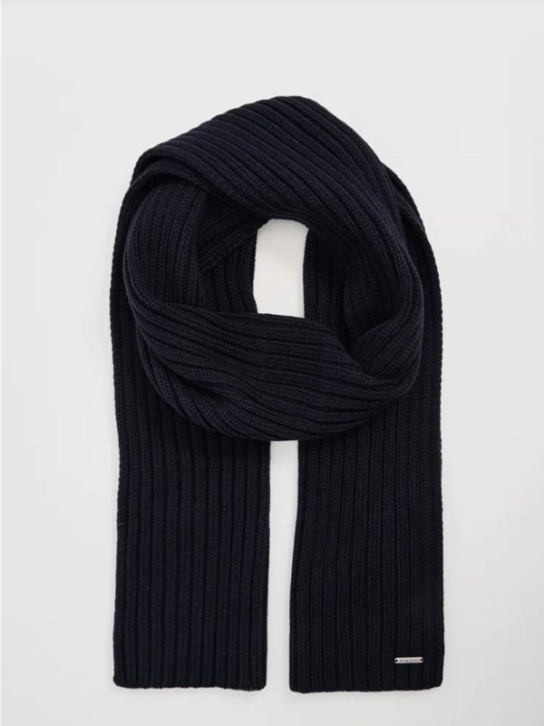 Bugatti Men's winter scarf, navy