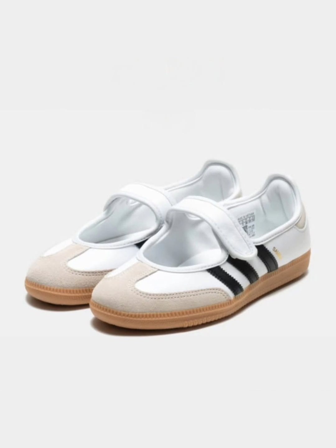 Adidas Samba ballerina, white & black