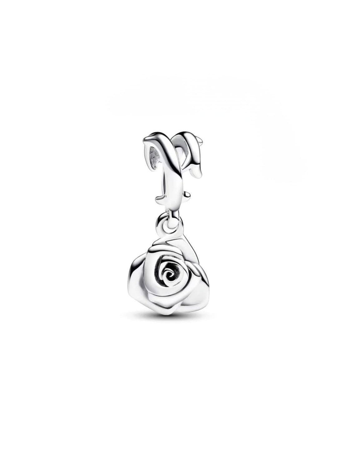Pandora Rose flower dangle charm