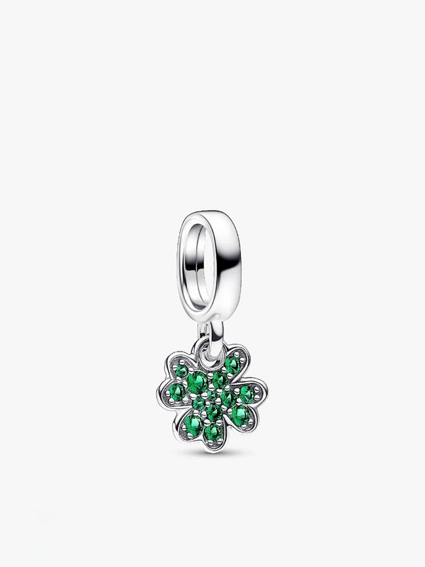 Pandora Four-leaf clover dangle charm