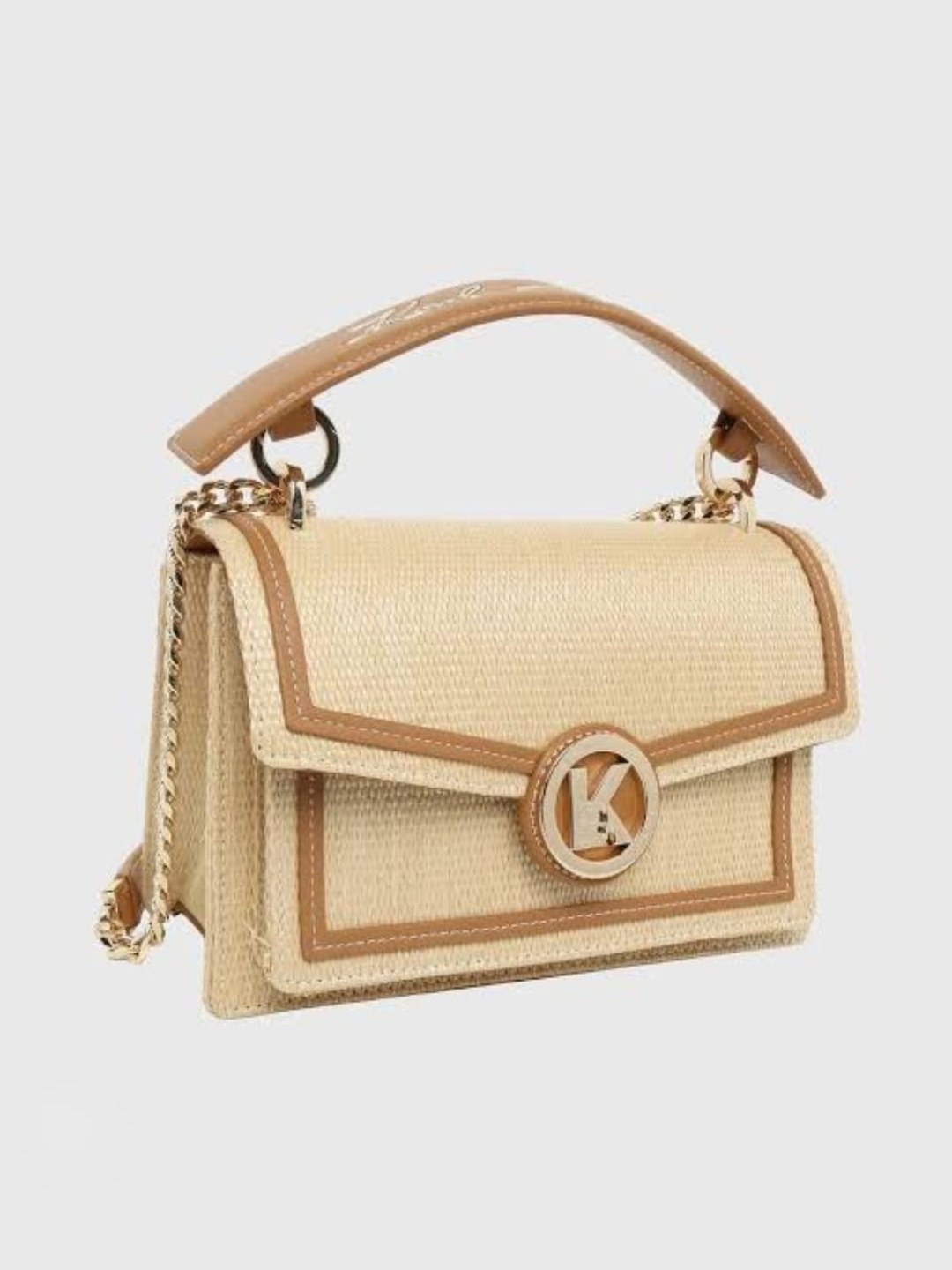 Karl Lagerfeld K/Style crossbody bag, raffia