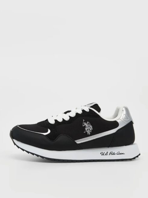 U.S. Polo Assn. Sneakers, black & silver