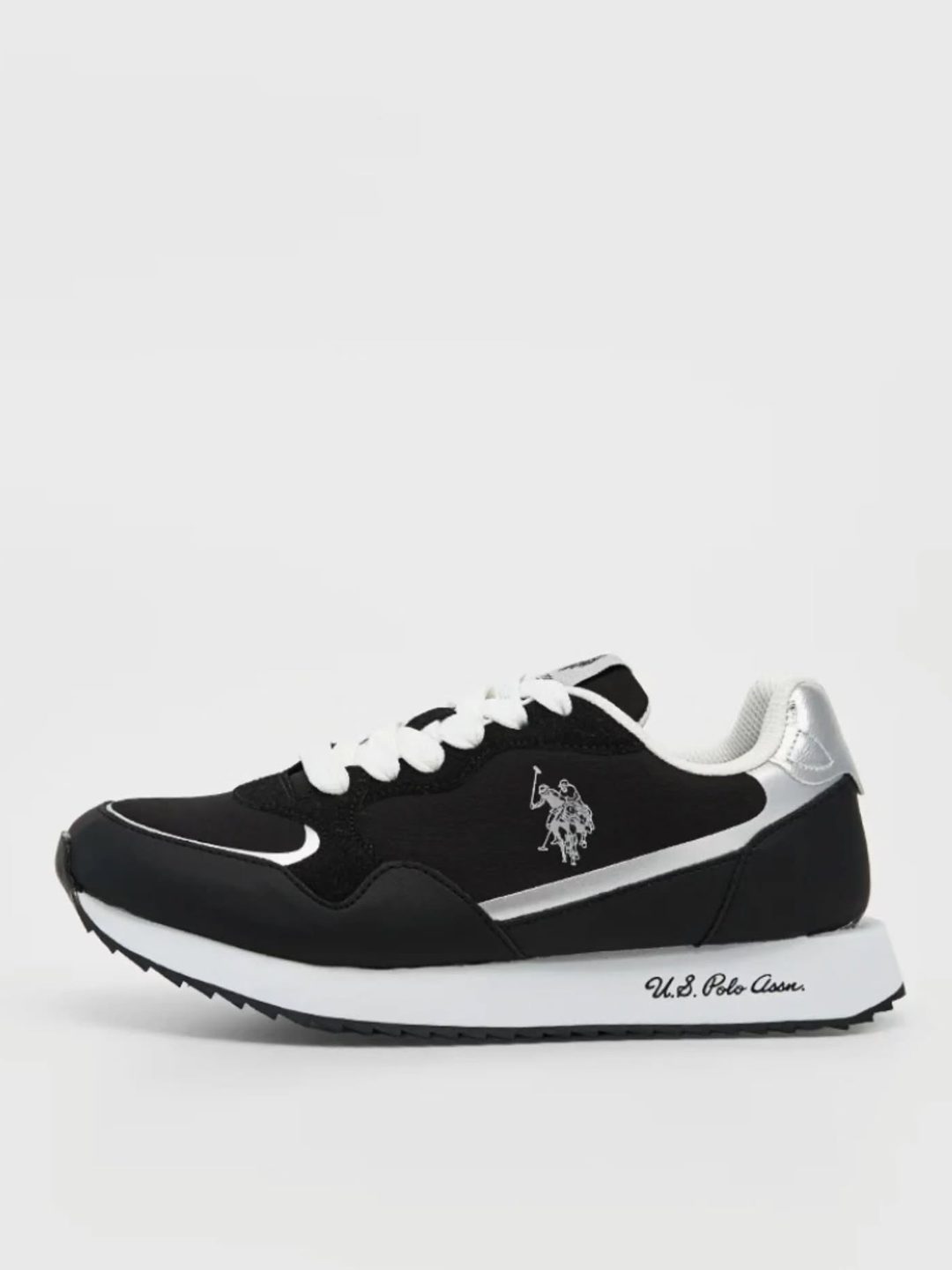 U.S. Polo Assn. Sneakers, black & silver