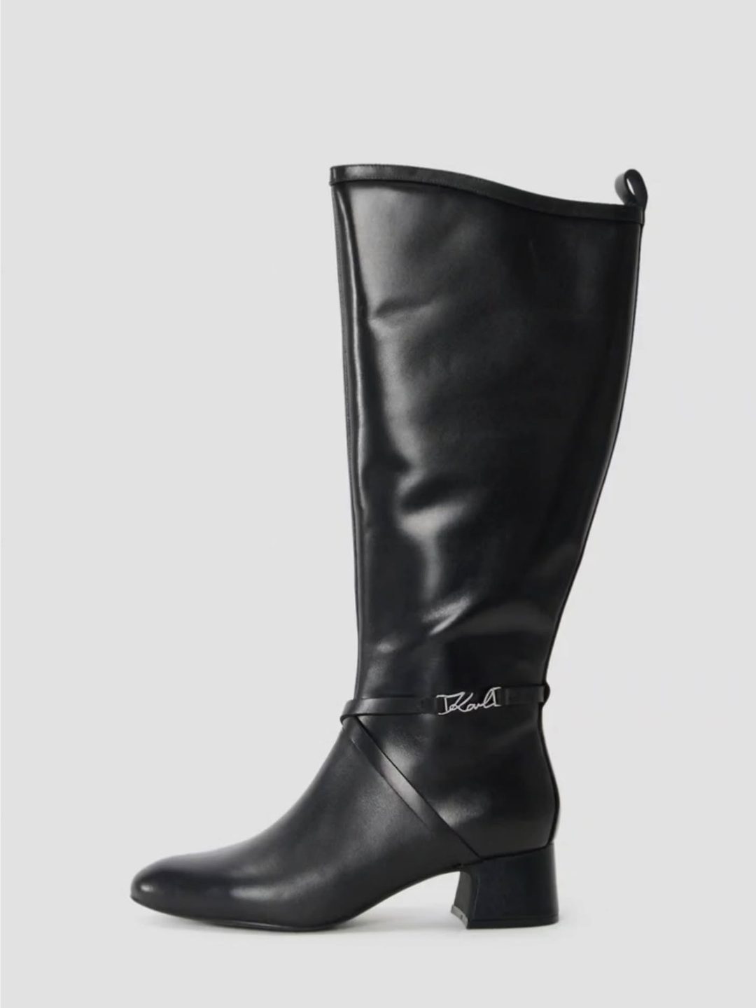 Karl Lagerfeld Wide boots, black